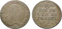 Brandenburg-Preußen 1/6 Taler Friedrich II. 1740-1786 -