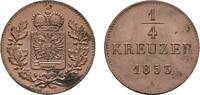 Schwarzburg-Rudolstadt Cu 1/4 Kreuzer Friedrich Günther 1807-1867 -