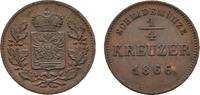 Schwarzburg-Rudolstadt Cu 1/4 Kreuzer Friedrich Günther 1807-1867 -