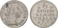 Brandenburg-Preußen 1/6 Taler Friedrich II. 1740-1786 -
