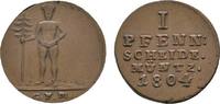 Braunschweig-Calenberg-Hannover Cu Pfennig Georg III. 1760-1820 -