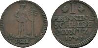 Braunschweig-Wolfenbüttel Cu Pfennig Karl I. 1735-1780 -