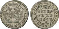 Sachsen-Albertinische Linie 1/12 Taler Johann Georg IV. 1691-1694 -