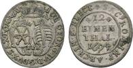 Sachsen-Albertinische Linie 1/12 Taler Johann Georg IV. 1691-1694 -