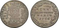Fulda, Bistum 10 Kreuzer Heinrich VIII. von Bibra 1759-1788 -