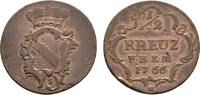 Baden-Durlach Cu 1/2 Kreuzer Karl Friedrich 1738-1806 -