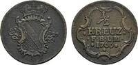Baden-Durlach Cu 1/2 Kreuzer Karl Friedrich 1738-1806 -