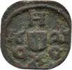 Augsburg, Bistum Einseitiger Kipper Cu Doppelheller Heinrich von Knörringen 1598-1646 -