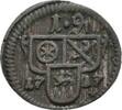 Bamberg, Bistum Einseitiger Pfennig Lothar Franz von Schönborn 1693-1729 -
