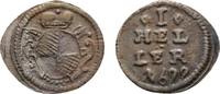 Brandenburg-Bayreuth Cu Heller Christian Ernst 1655-1712 -