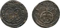 Brandenburg-Bayreuth Pfennig Georg Friedrich Karl 1726-1735 -
