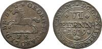 Braunschweig-Wolfenbüttel 6 Pfennig Karl 1815-1830 -
