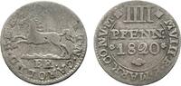 Braunschweig-Wolfenbüttel 4 Pfennig Karl 1815-1830 -