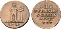 Braunschweig-Wolfenbüttel Cu Pfennig Karl I. 1735-1780 -