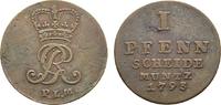 Braunschweig-Calenberg-Hannover Cu Pfennig Georg III. 1760-1820 -