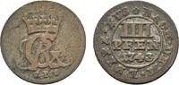 Braunschweig-Calenberg-Hannover 4 Pfennig Georg II. 1727-1760 -