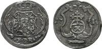 Sachsen-Albertinische Linie Pfennig Friedrich August I. 1694-1733 -