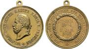 Brandenburg-Preußen Tragbare Bronzemedaille Wilhelm I. 1861-1888 -