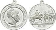 Brandenburg-Preußen Tragbare Zinnmedaille Wilhelm I. 1861-1888 -