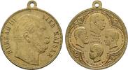Brandenburg-Preußen Tragbare Bronzemedaille Wilhelm I. 1861-1888 -