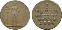 Braunschweig-Calenberg-Hannover Cu Pfennig Georg III. 1760-1820 -