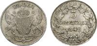Baden-Durlach 3 Kreuzer Leopold 1830-1852 -
