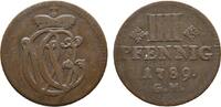 Trier, Erzbistum Cu 4 Pfennig Clemens Wenzel von Sachsen 1768-1794 -