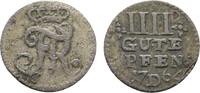 Brandenburg-Preußen 4 Gute Pfennig Friedrich II. 1740-1786 -