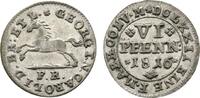 Braunschweig-Wolfenbüttel 6 Pfennig Karl 1815-1830 -