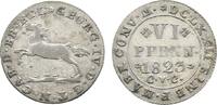 Braunschweig-Wolfenbüttel 6 Pfennig Karl 1815-1830 -