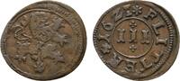 Braunschweig-Wolfenbüttel Cu 3 Flitter Kippermünzen im Gebiet Friedrich Ulrichs -