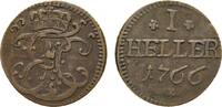 Sachsen-Hildburghausen Cu Heller Ernst Friedrich Karl 1745-1780 -