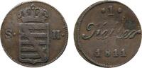 Sachsen-Hildburghausen Cu Heller Friedrich 1784-1826 -