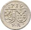 Salzburg, Erzbistum Einseitiger Pfennig Franz Anton von Harrach 1709-1727 -