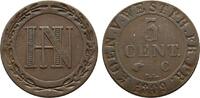 Westfalen, Königreich Cu 5 Centimes Hieronymus Napoleon 1807-1813 -