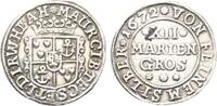 Bentheim-Tecklenburg-Rheda 12 Mariengroschen Moritz 1623-1674 -