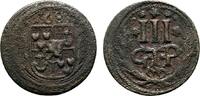 Bentheim-Tecklenburg-Rheda Cu 3 Pfennig Johann Adolph 1674-1700 -