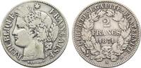 Frankreich 2 Francs Dritte Republik 1870-1940 -