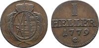 Sachsen-Albertinische Linie Cu Heller Friedrich August III. 1763-1806 -