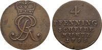 Braunschweig-Calenberg-Hannover Cu 4 Pfennig Georg III. 1760-1820 -