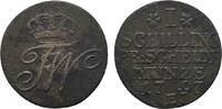Brandenburg-Preußen Cu Schilling Friedrich Wilhelm II. 1786-1797 -