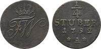 Brandenburg-Preußen Cu 1/4 Stüber Friedrich Wilhelm II. 1786-1797 -