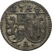 Salzburg, Erzbistum Einseitiger Pfennig Andreas Jakob Graf von Dietrichstein 1747-1753 -