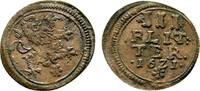 Braunschweig-Wolfenbüttel Cu 3 Flitter Kippermünzen im Gebiet Friedrich Ulrichs -