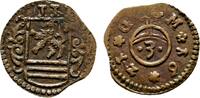 Braunschweig-Wolfenbüttel Cu 3 Pfennig Kippermünzen im Gebiet Friedrich Ulrichs -
