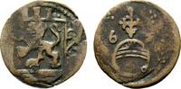 Braunschweig-Wolfenbüttel Cu 3 Pfennig Kippermünzen im Gebiet Friedrich Ulrichs -