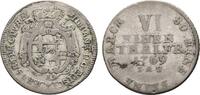 1/6 Taler 1769 IAS Neuhaus Paderborn, Bistum Wilhelm Anton von Asseburg 1763-1782 Kl. Schrötlingsfehler, fast sehr schön