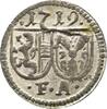 Salzburg, Erzbistum Einseitiger Pfennig Franz Anton von Harrach 1709-1727 -