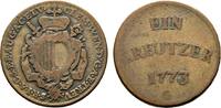 Augsburg, Bistum Cu Kreuzer Clemens-Wenzel von Sachsen-Polen 1768-1803 -