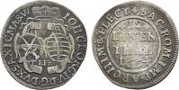 Sachsen-Albertinische Linie 1/12 Taler Johann Georg IV. 1691-1694 -